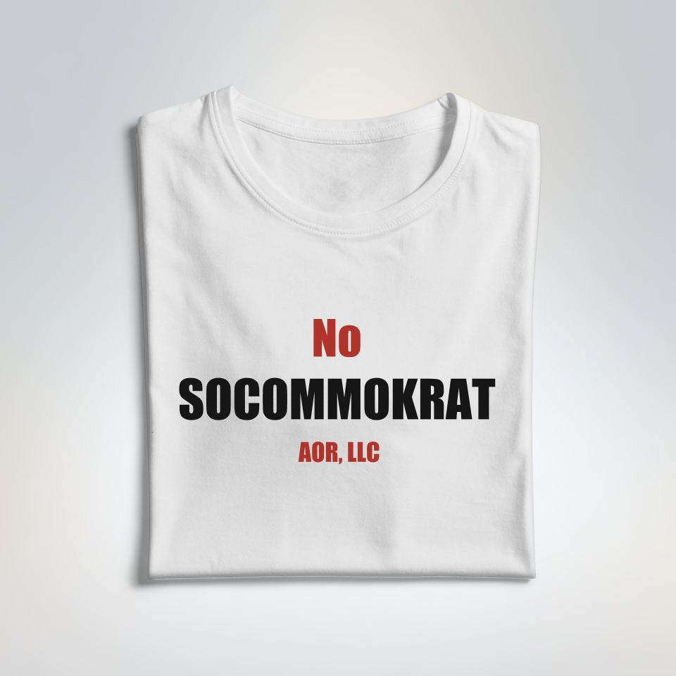 No Socommokrat Cotton T-Shirt